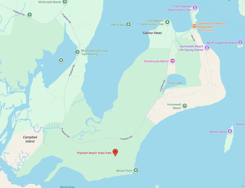 Popham Map